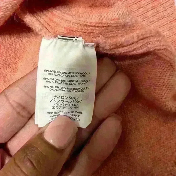 J. Crew Supersoft Yarn V-neck Sweater in Heather Blossom Size XS Style H3911 - Picture 5 of 8